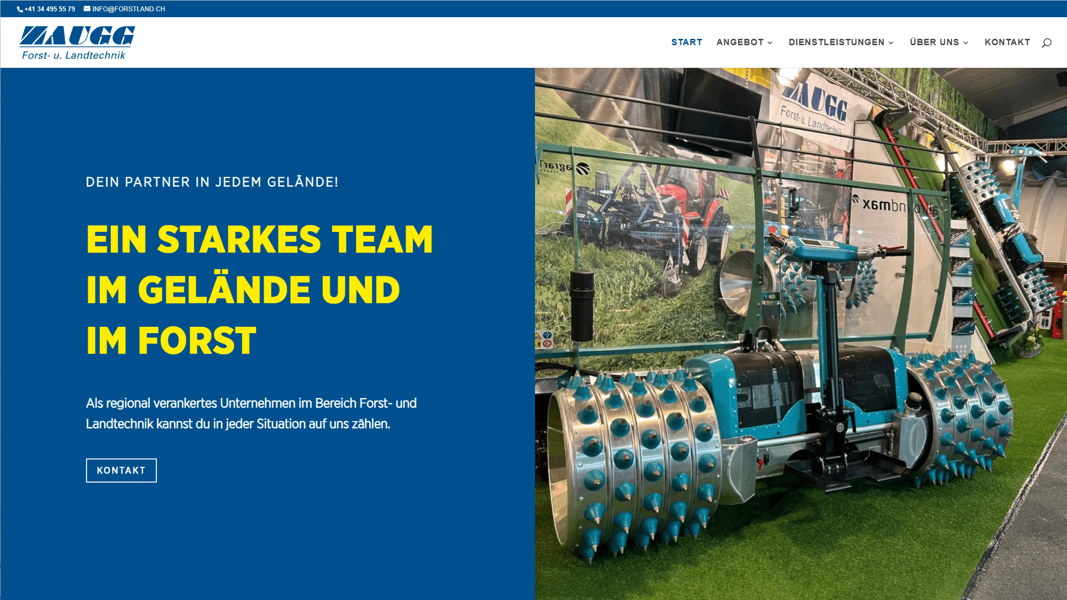 Webseite Forstland.ch