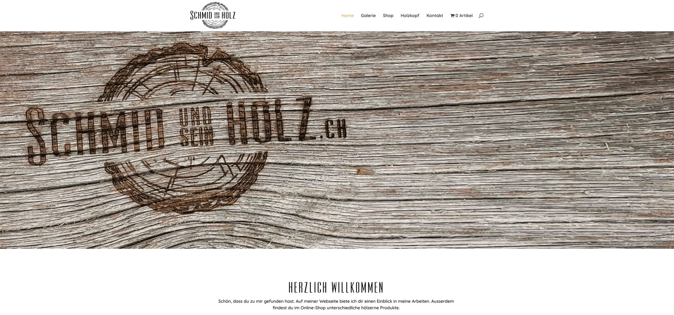 Webseite Schmidundseinholz.ch