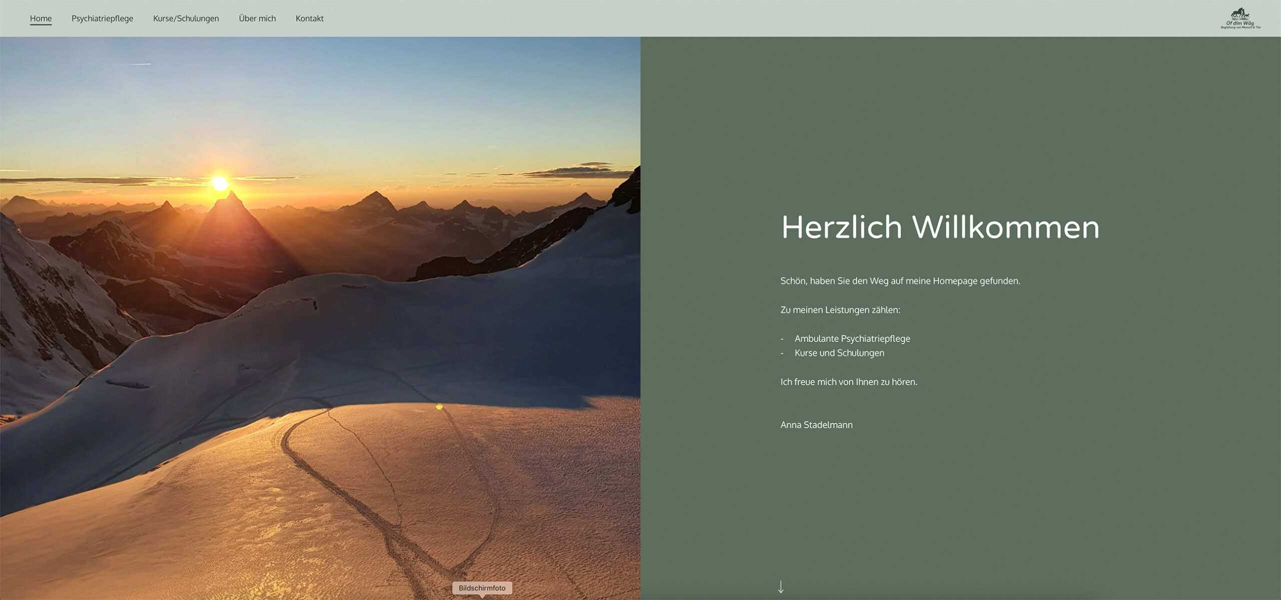 Webseite Of dim Wäg