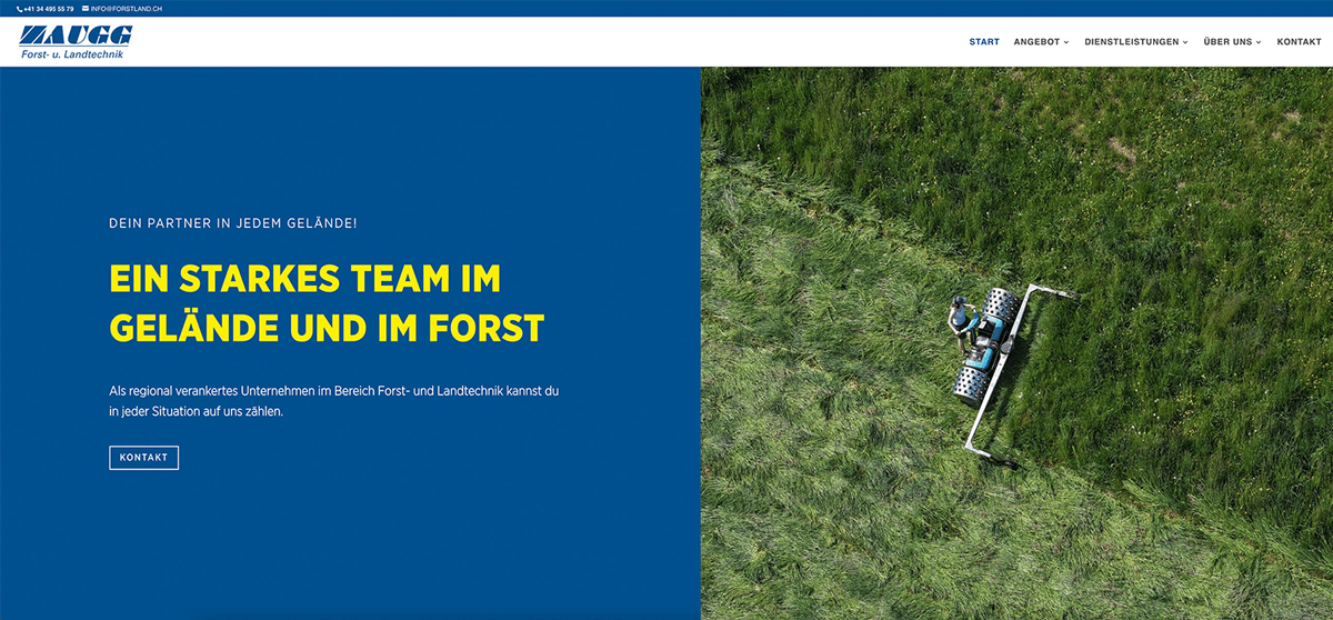 Webseite Forstland.ch